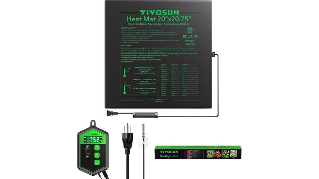 seedling heating mat set