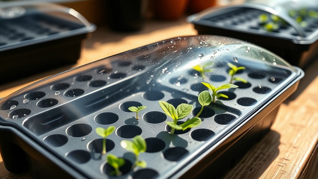 seedling tray humidity considerations