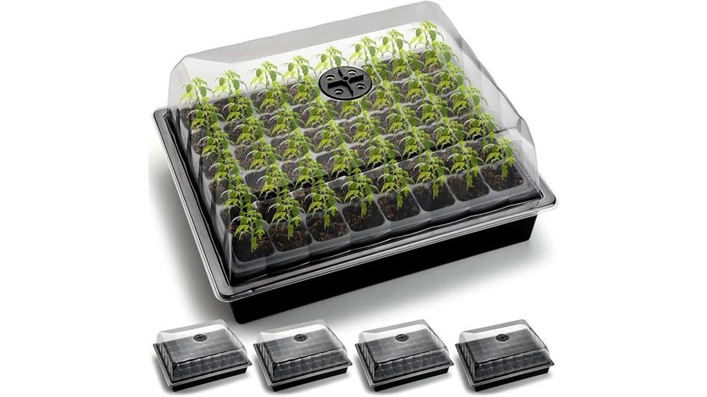 seedling trays with covers