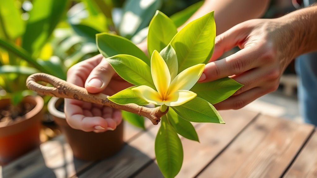 select healthy mature stem