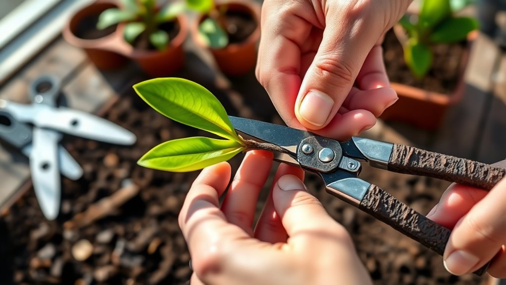 select trim dry plant