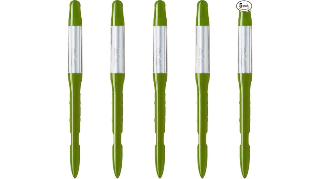 set of 5 aquameters