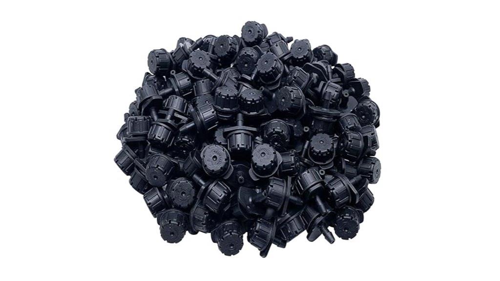 set of adjustable watering drippers