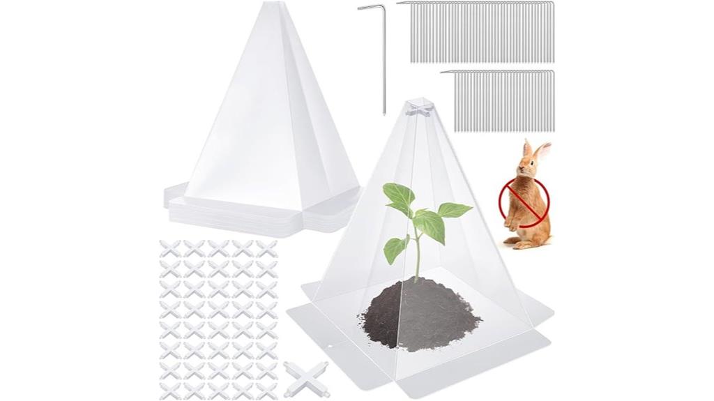 set of forty plant cloches