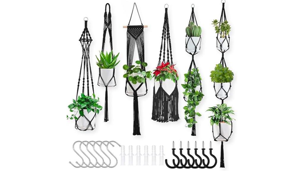 set of six hangers