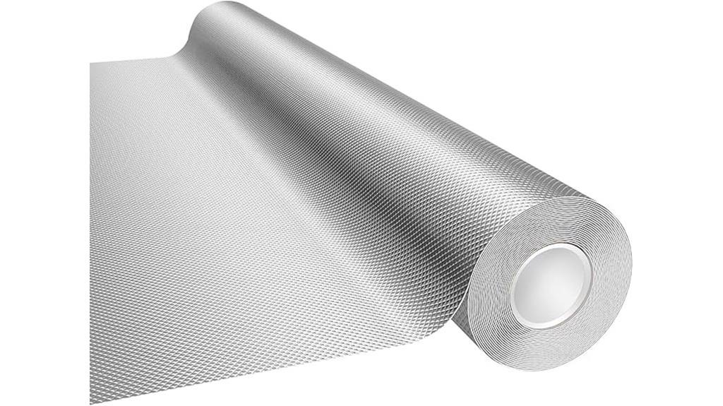 silver diamond foil roll
