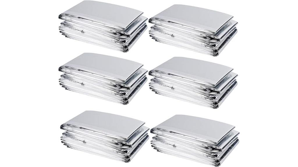 silver reflective mylar pack