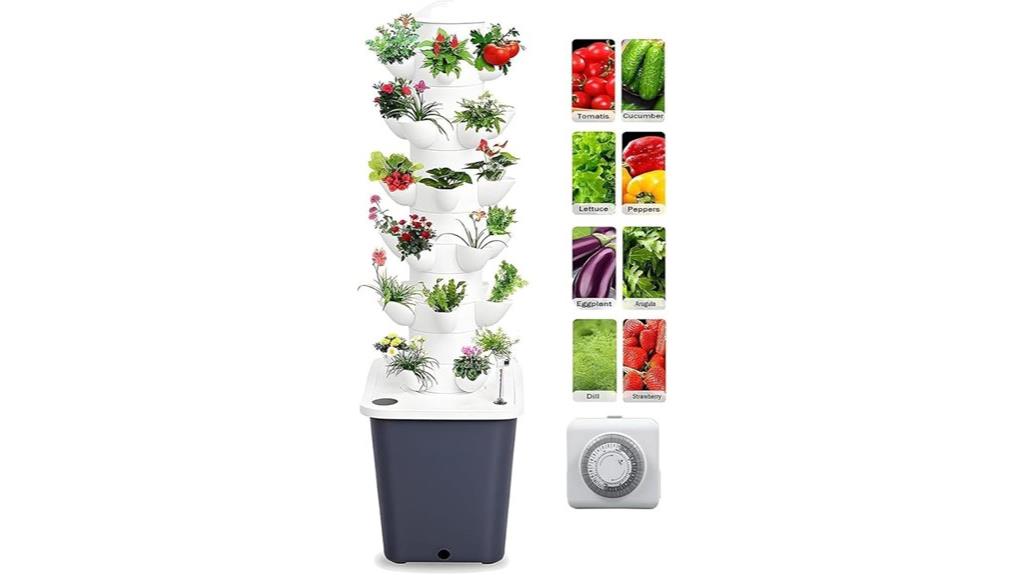 six layer pod tower
