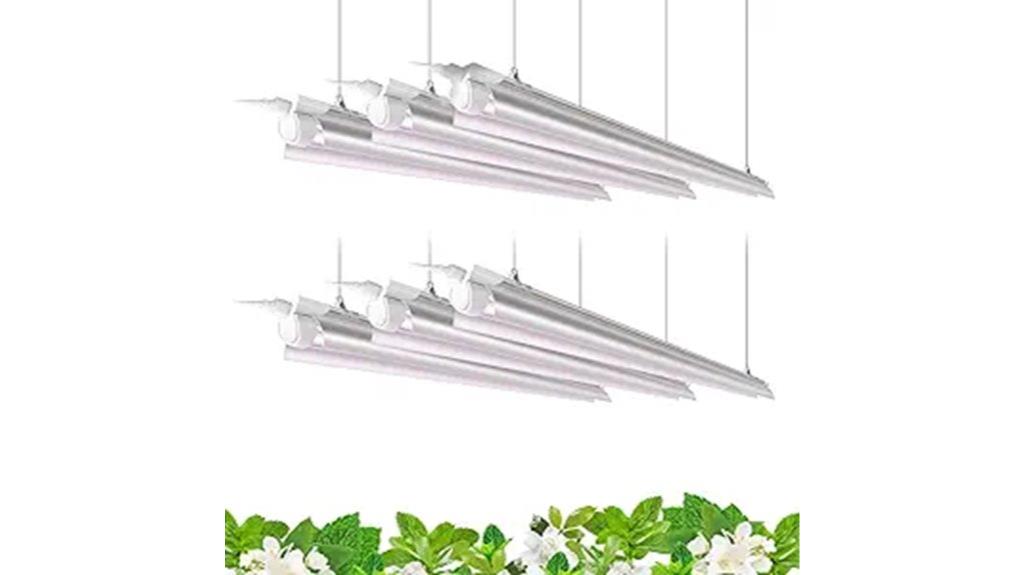 six pack 4ft grow lights