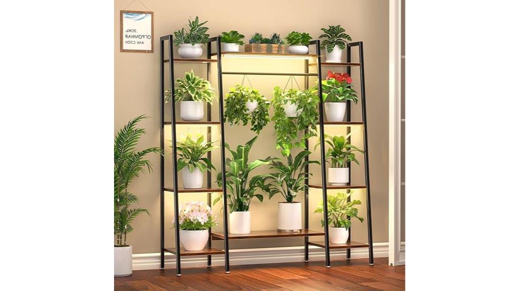 six tier indoor grow stand