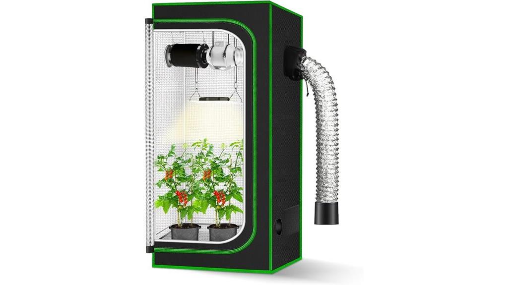 small grow tent with window