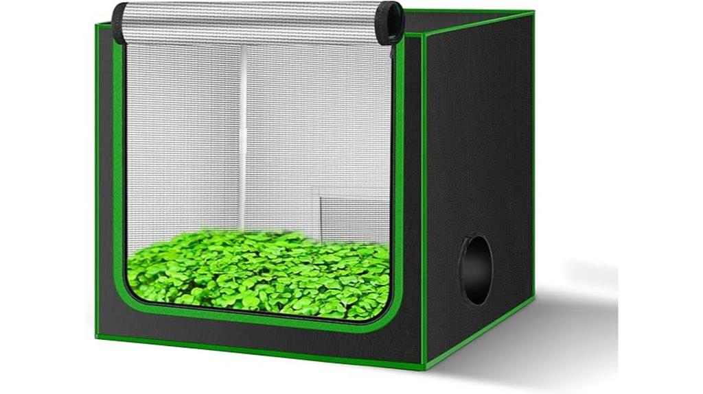 small hydroponic grow tent
