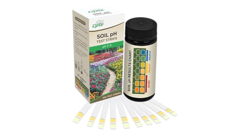 soil ph testing strips