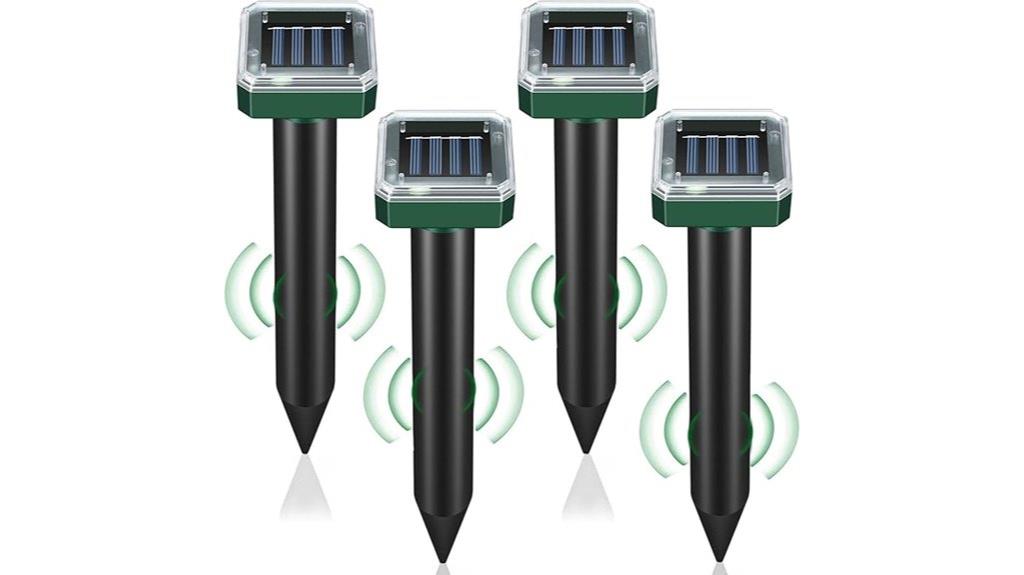 solar mole repellent pack