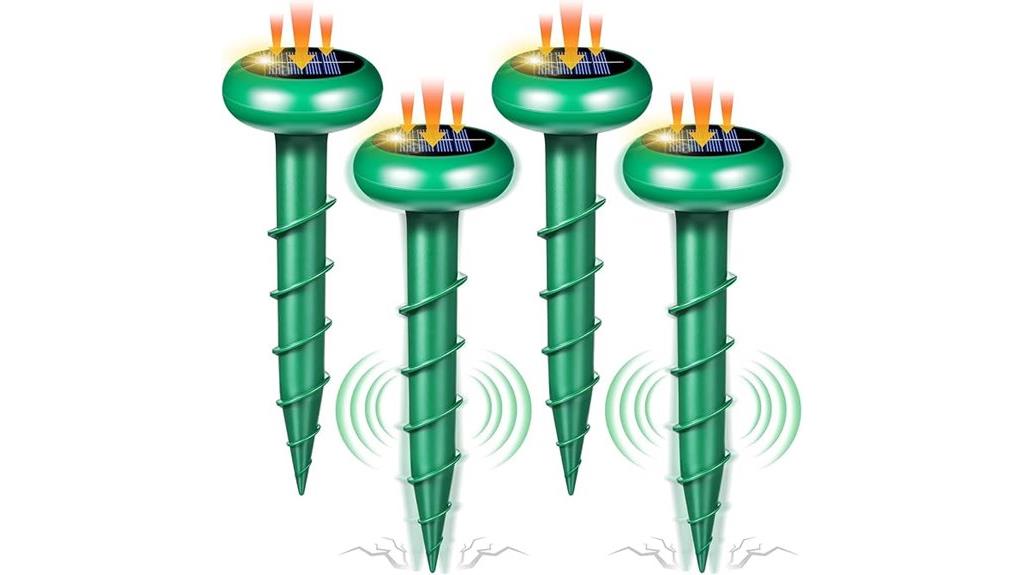 solar mole repeller stakes