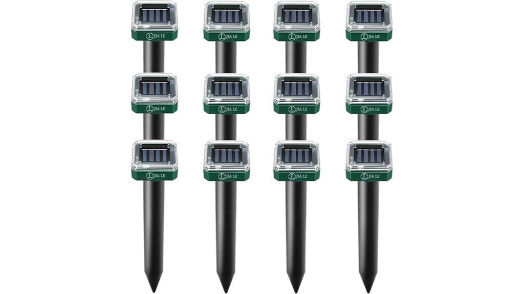 solar powered pest repellent stakes
