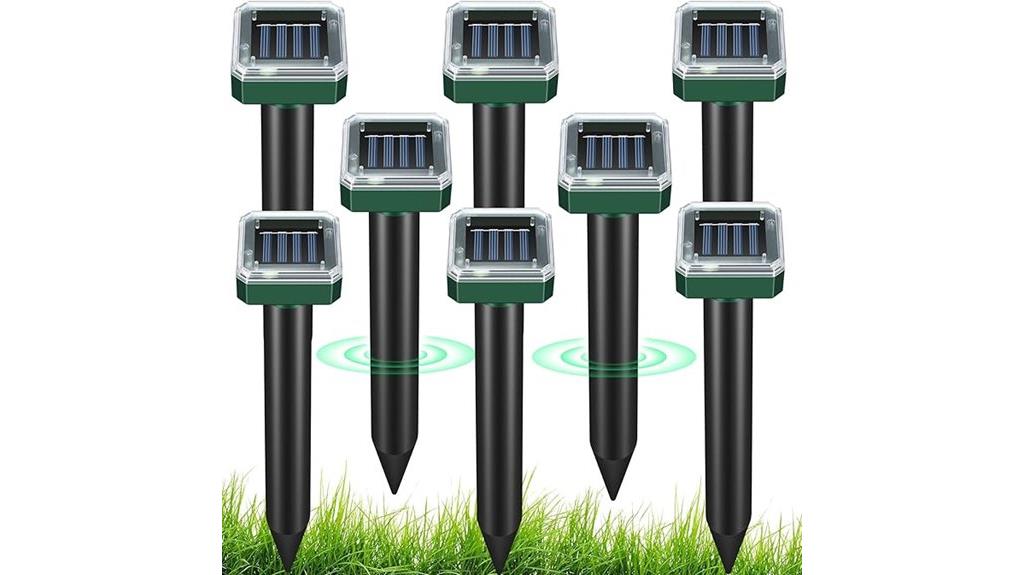 solar ultrasonic gopher repellent