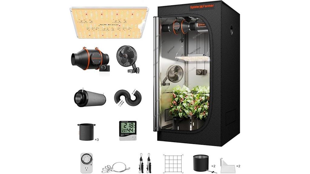 spider farmer grow tent
