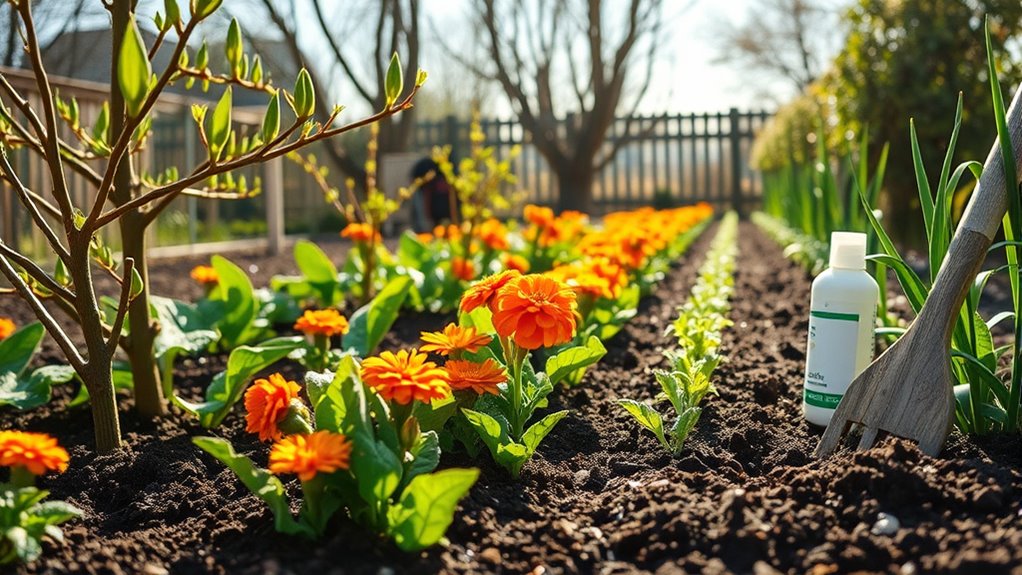 spring garden pest prevention