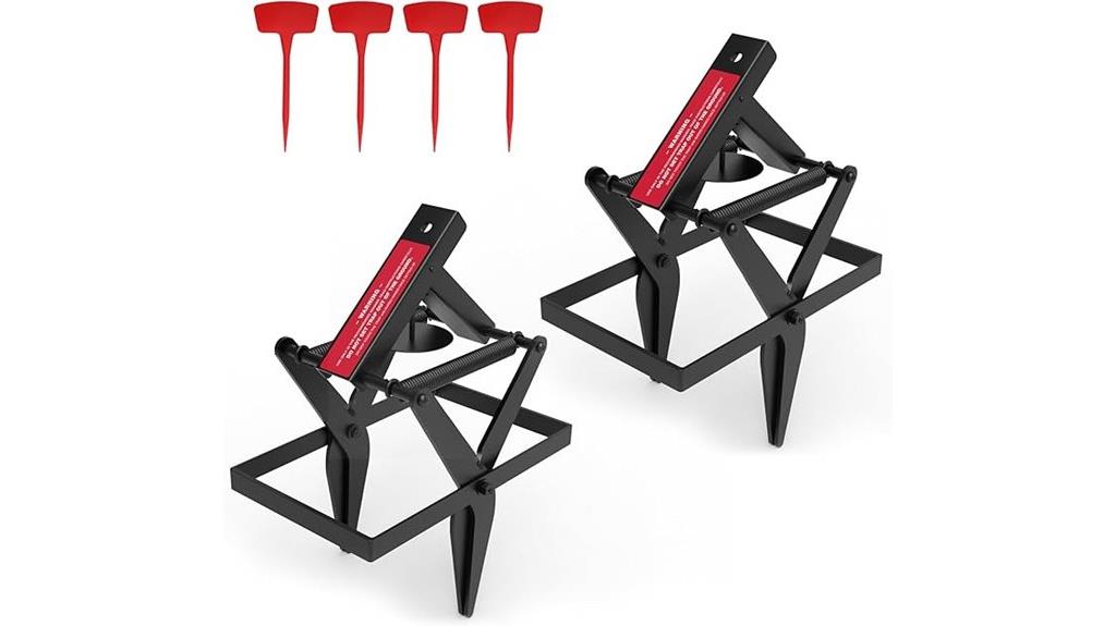 steel mole trap pack