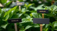 stylish durable indoor plant labels