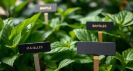stylish durable indoor plant labels