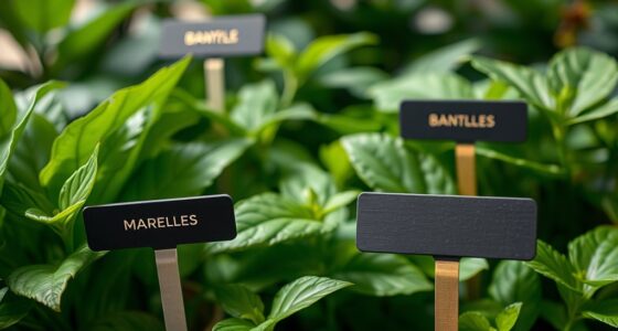 stylish durable indoor plant labels