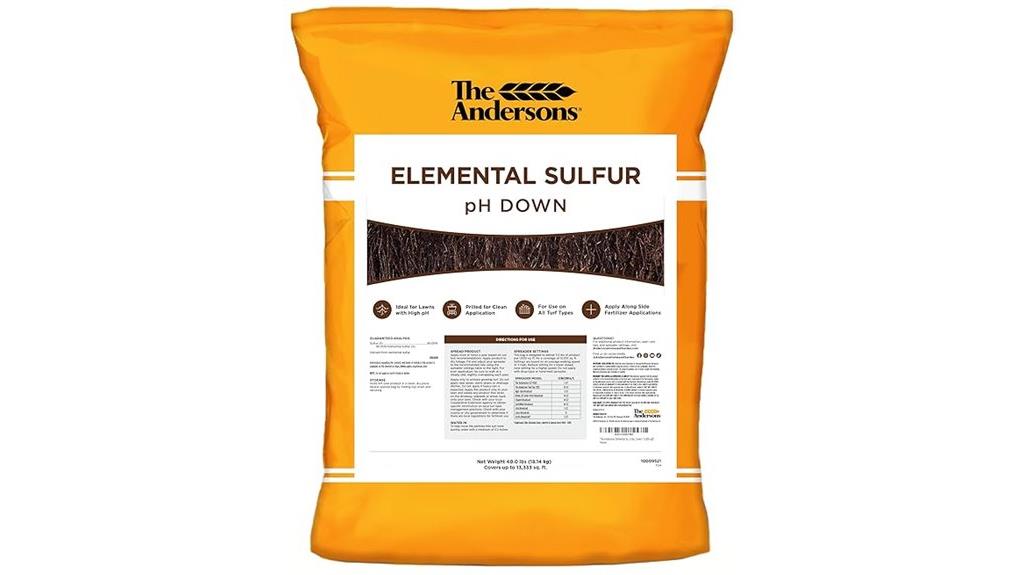 sulfur ph reducer 40 lbs