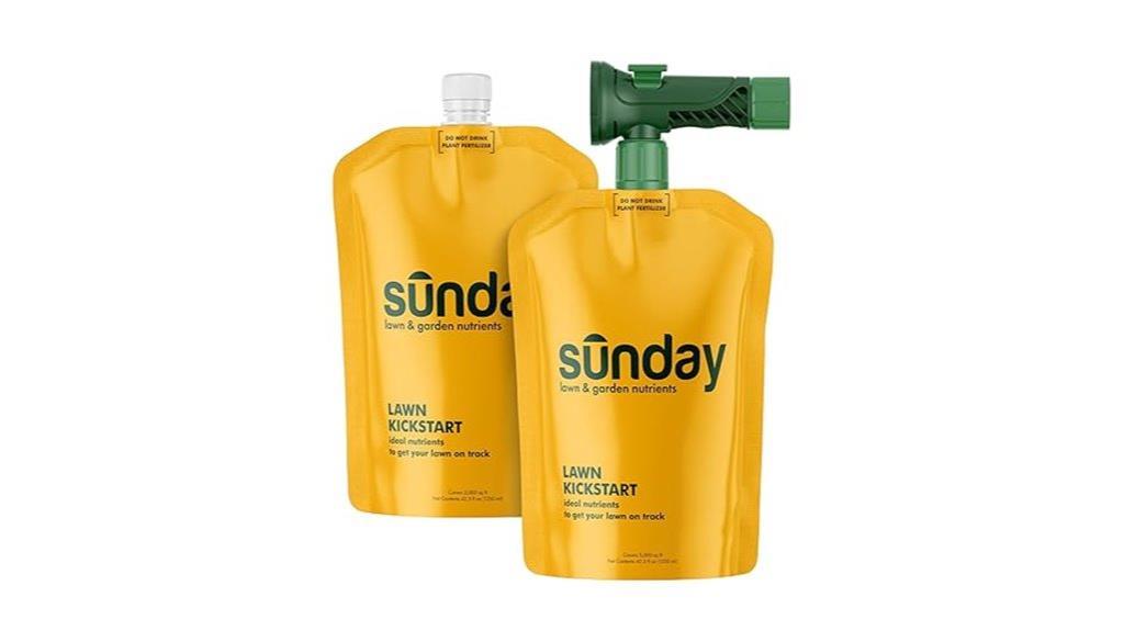 sunday lawn fertilizer pack