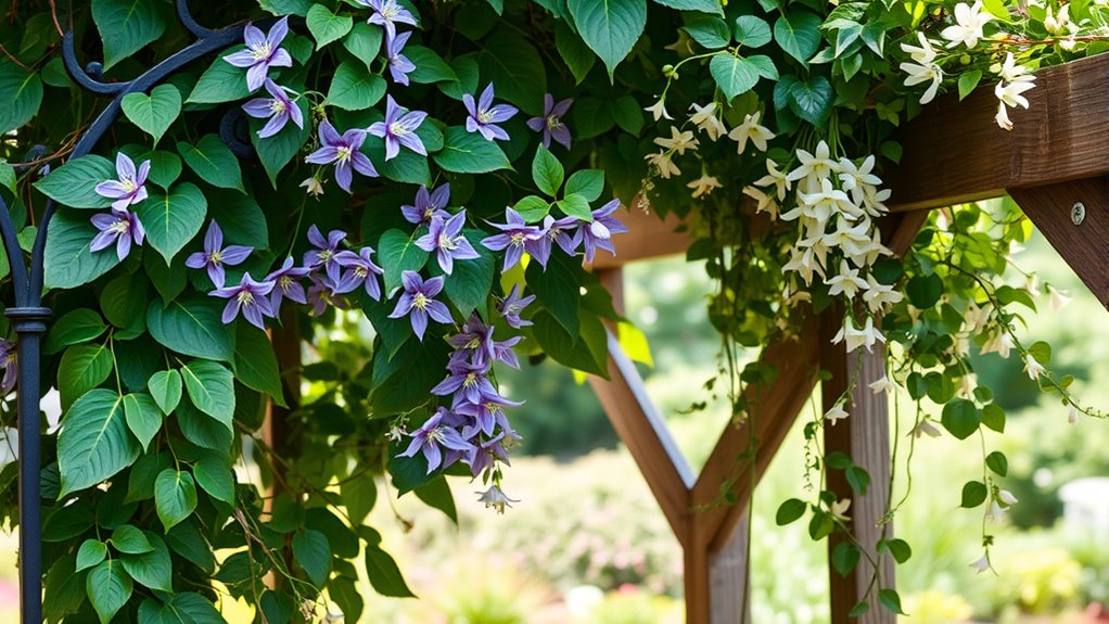 support structures for vigorous climbers