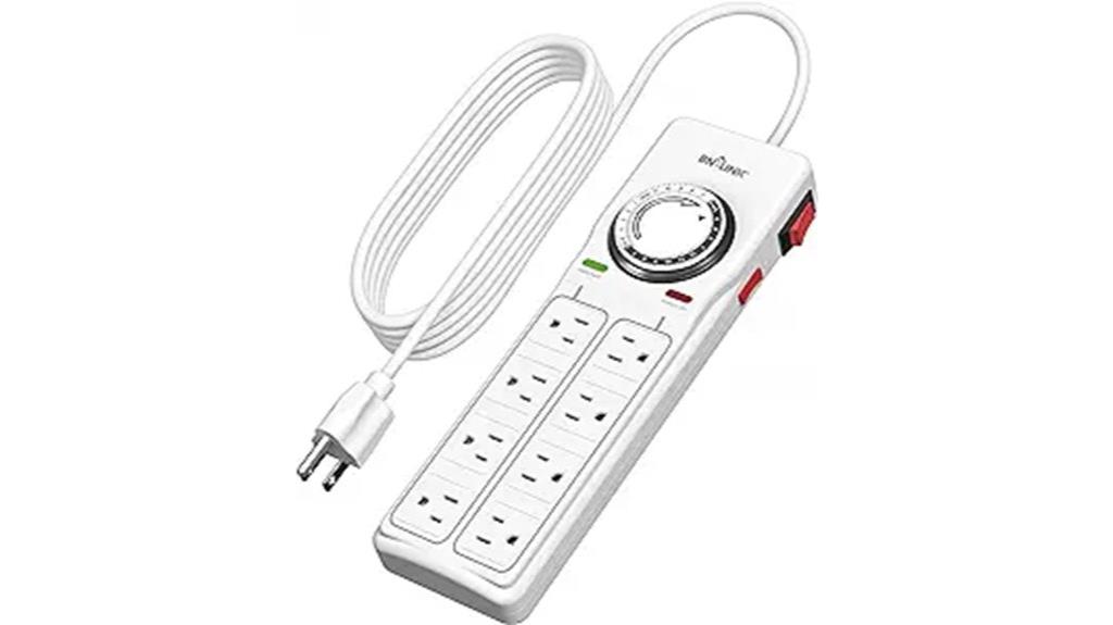 surge protector with timer