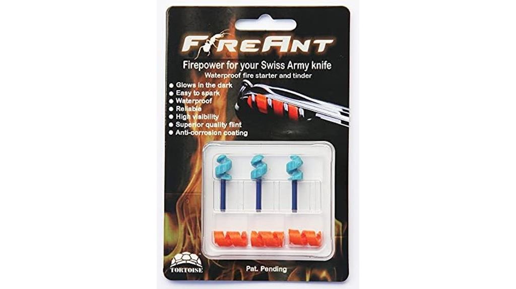 swiss army fire starting kit