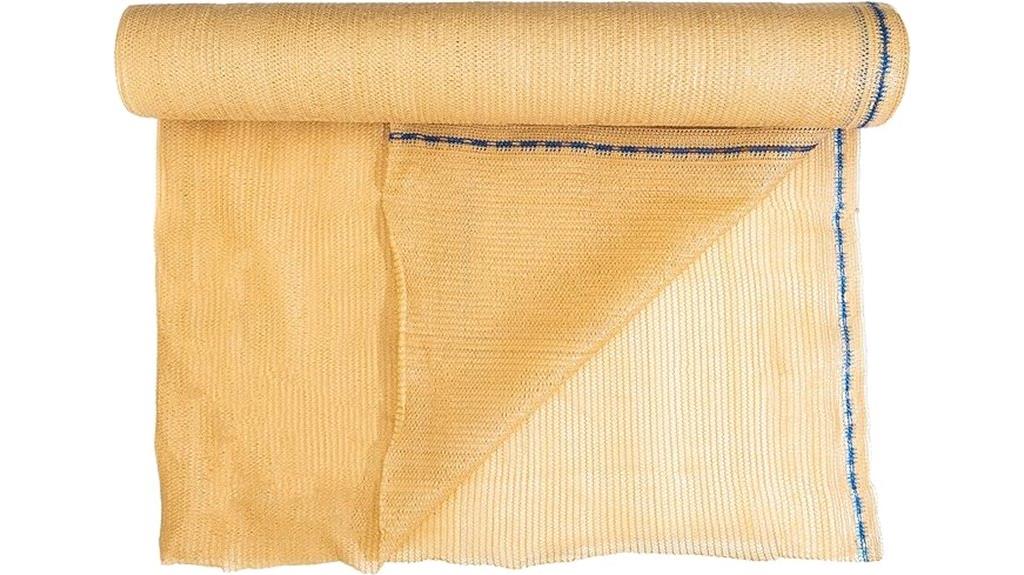 tanned shade cloth roll