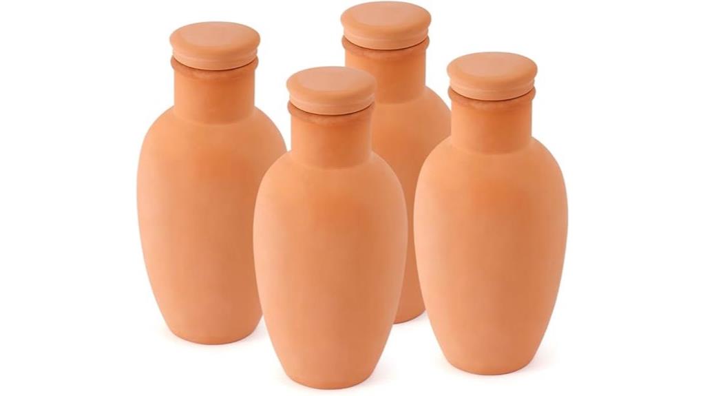 terracotta self watering plant pots