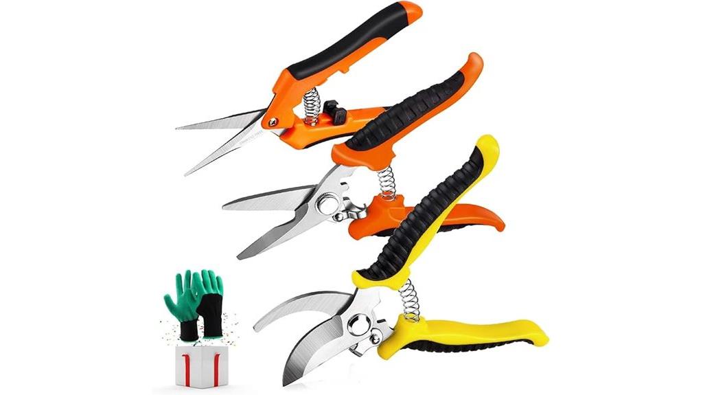 three shears gloves bundle