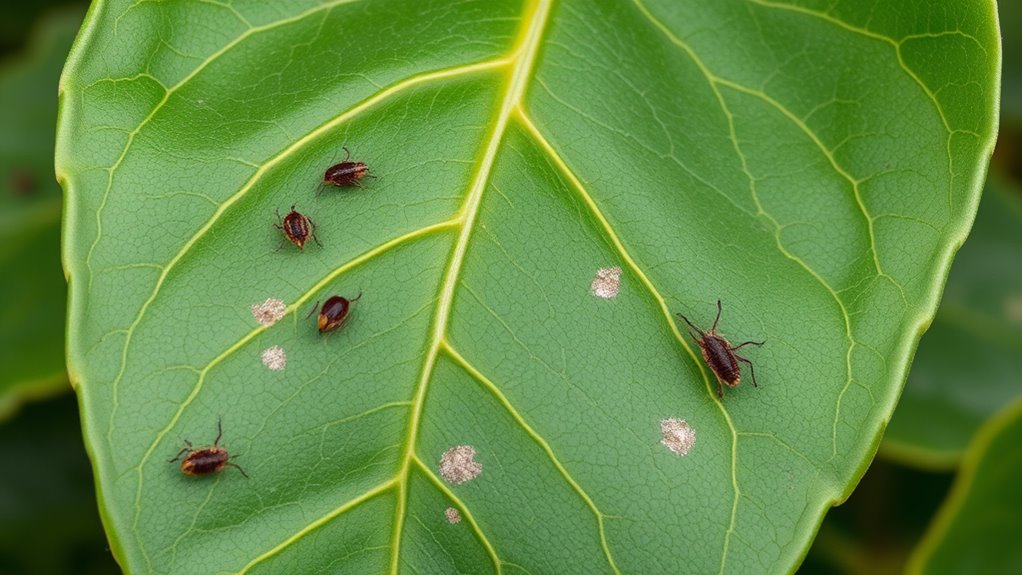 thrips webbing and movement