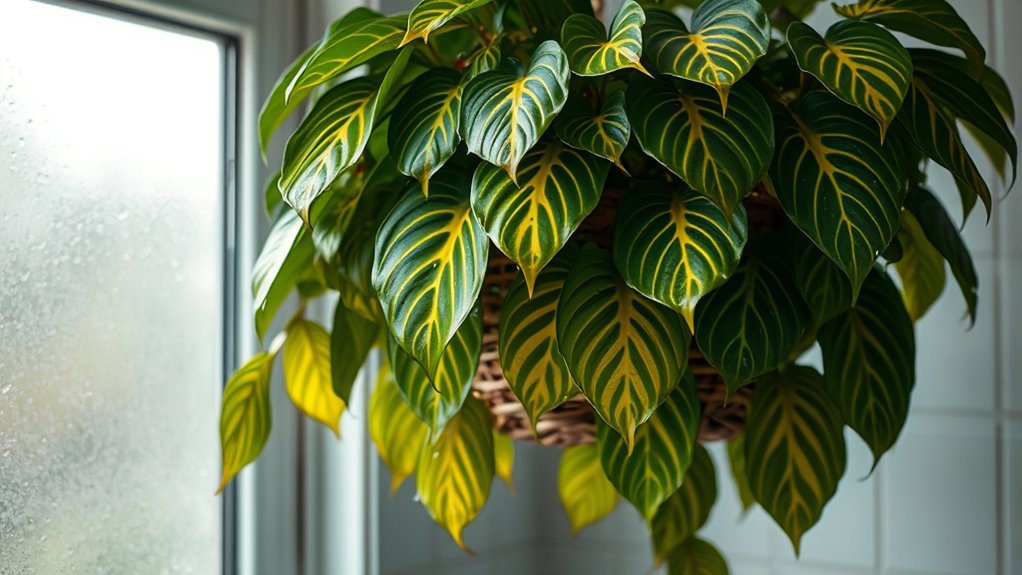 thrives in moist indirect light
