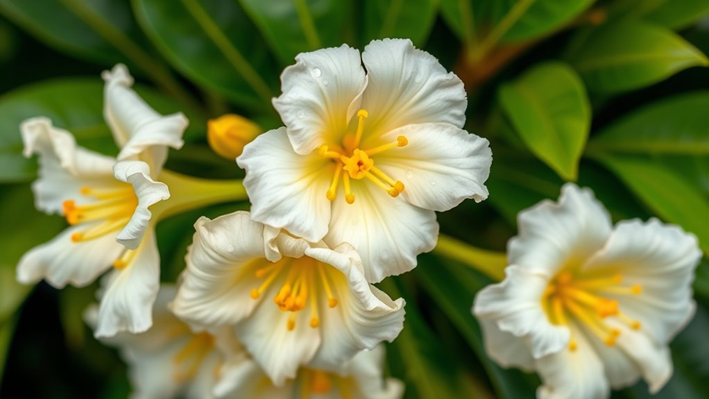 timing bees flowering fruit