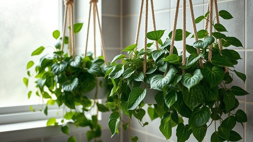 top bathroom hanging plant picks