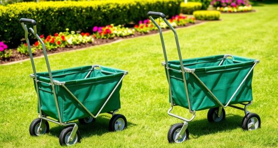 top foldable yard carts