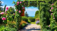 top garden obelisk trellises
