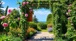 top garden obelisk trellises