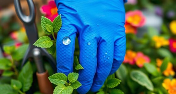 top gardening chemical nitrile gloves