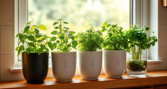 top herb planters with automatic watering