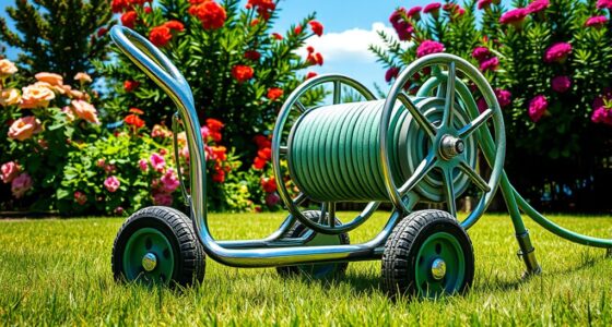 top hose reel carts
