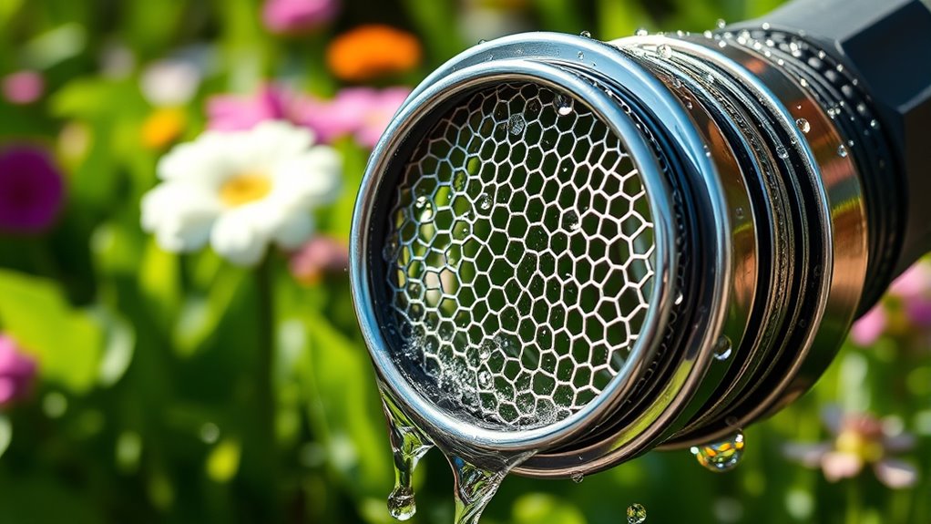 top irrigation filter screens