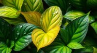 top leaf shines for houseplants
