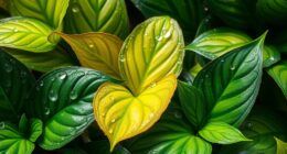 top leaf shines for houseplants