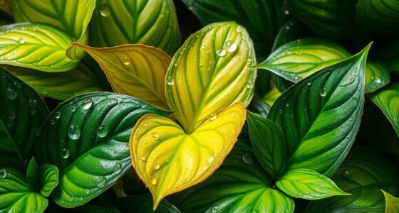top leaf shines for houseplants