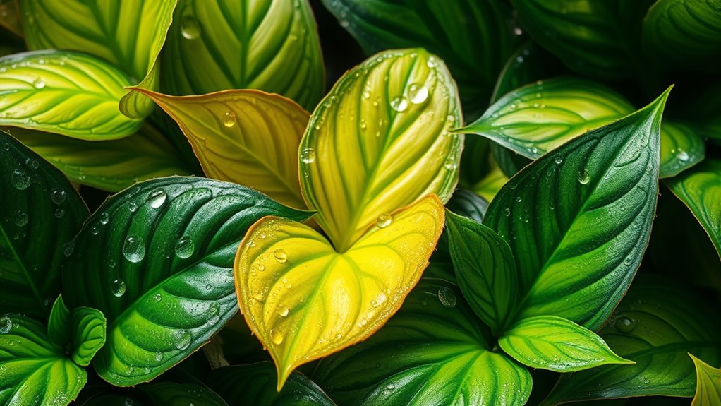 top leaf shines for houseplants